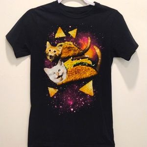 ❤️🟰💲⬇️ Cat, Space, Tacos, Men's S Palindrome